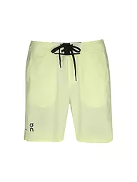ON | Pantalón corto de running 2 en 1 Performance Hybrid para hombre | Amarillo