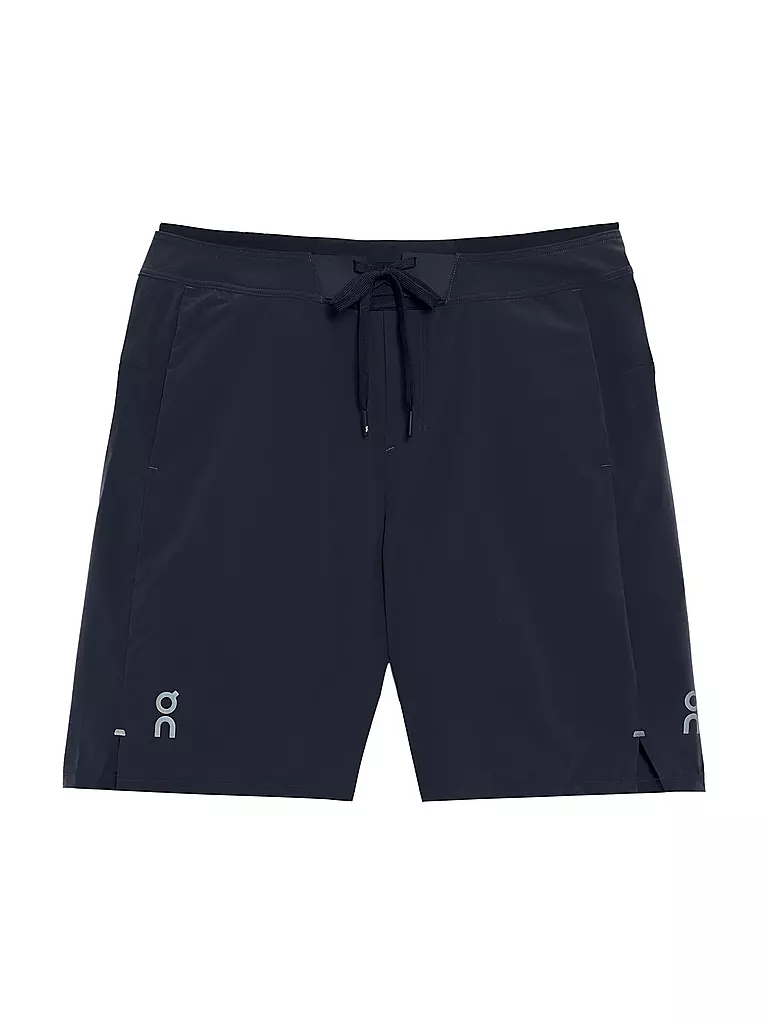 ON | Pantalón corto de running 2 en 1 Performance Hybrid para hombre | Azul oscuro
