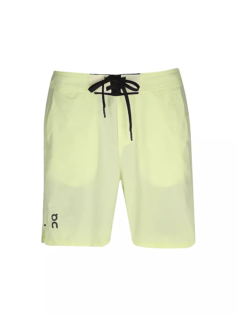 ON | Pantalón corto de running 2 en 1 Performance Hybrid para hombre | Amarillo
