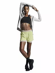 ON | Pantalón corto de running 2 en 1 de 3" Performance para mujer | Amarillo