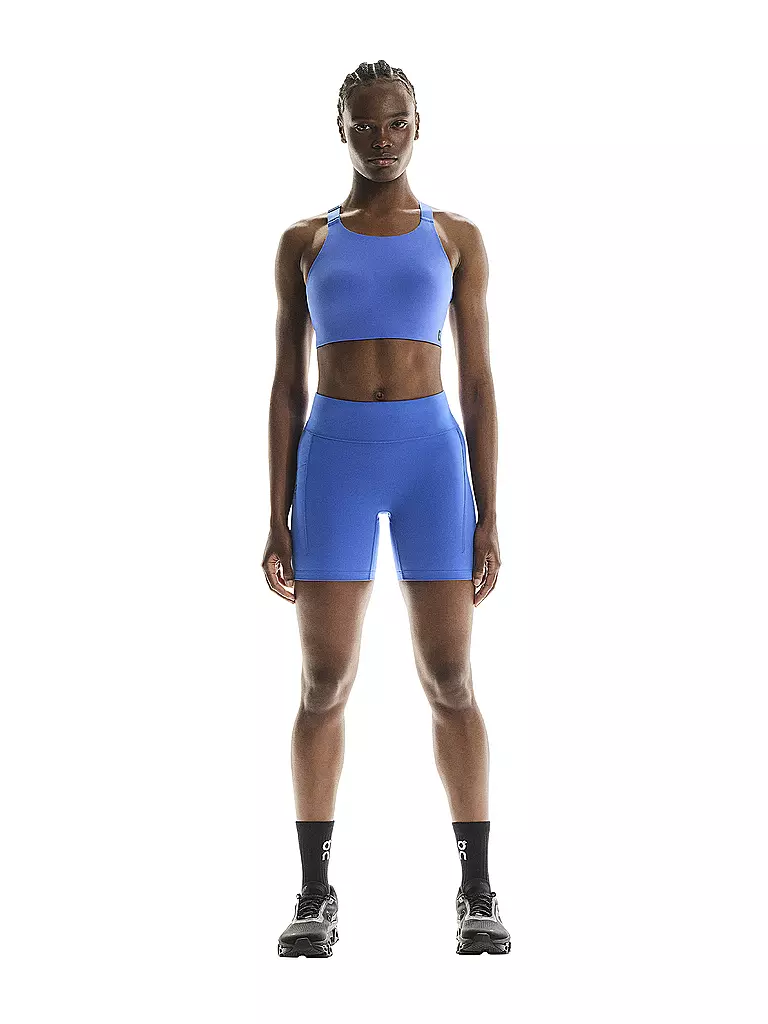ON | Pantalón corto de running Performance para mujer | Azul