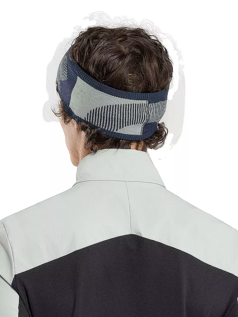 ON | Stirnband Explorer Merino | Azul oscuro