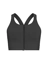 ON | Sujetador deportivo para mujer Endruance High Support con cremallera | Gris