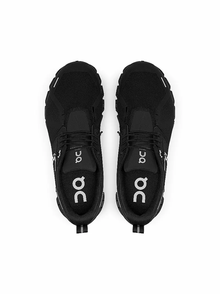 ON | Zapatillas de mujer Cloud 5 Waterproof ALL BLACK |