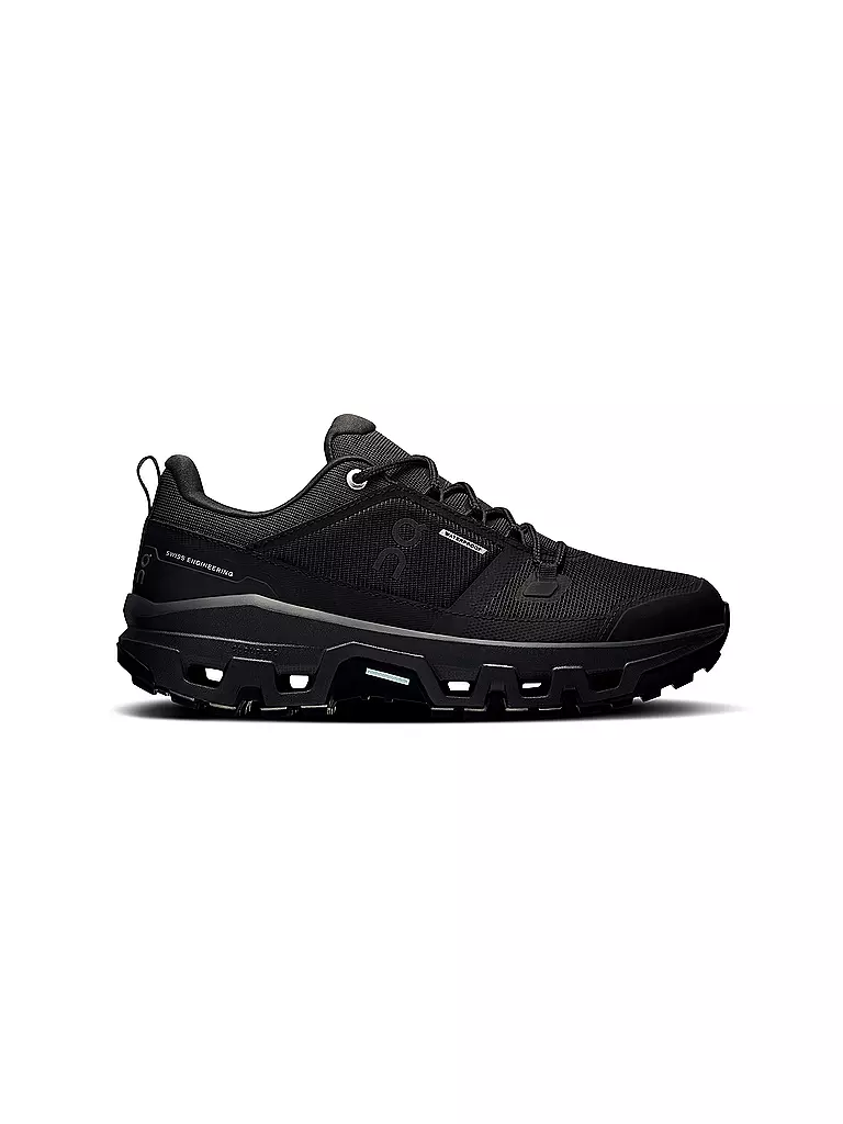 ON | Zapatillas de senderismo para mujer Cloudrock Low WP | Negro