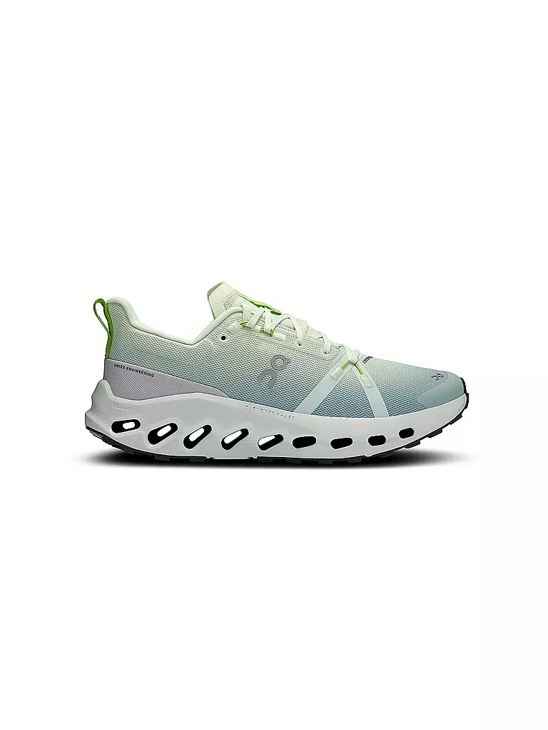 ON | Zapatillas de trail running para mujer Cloudsurfer Trail WP | Verde claro
