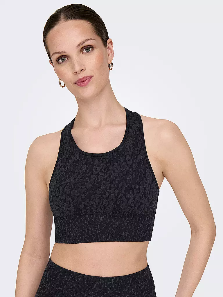 ONLY PLAY | Damen Sport-BH Medium Support | Negro