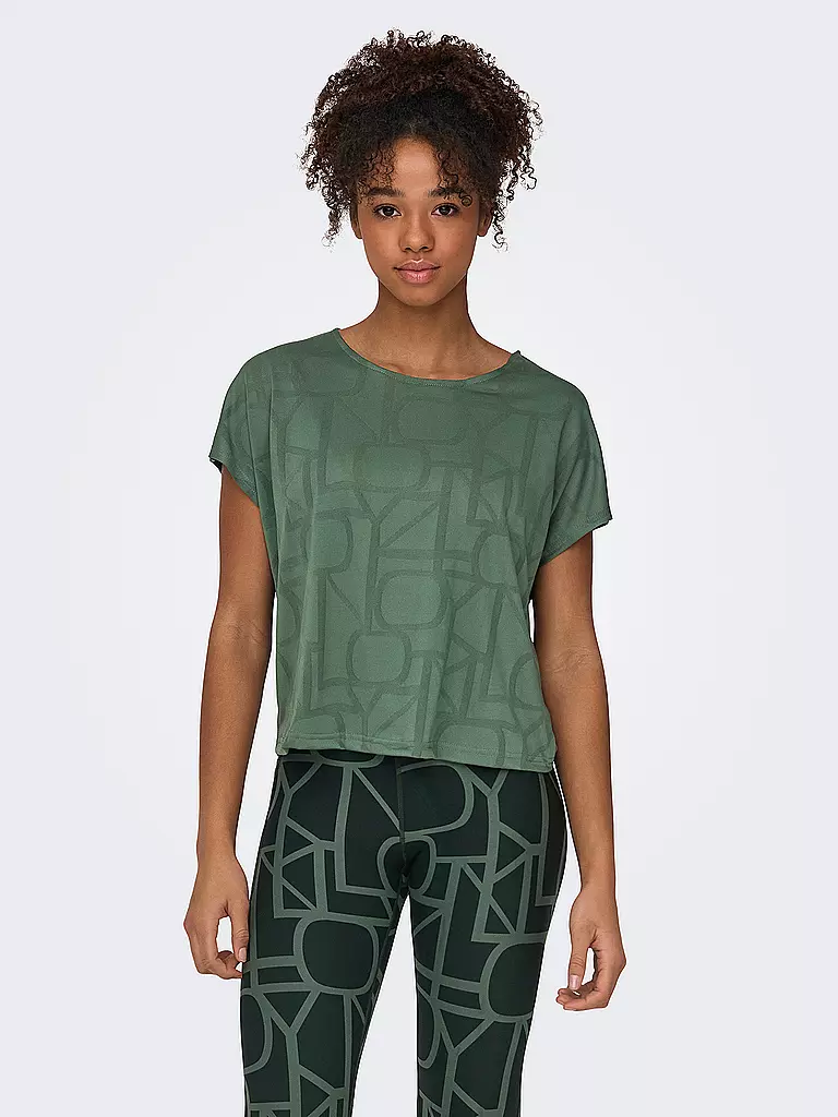 ONLY PLAY | T-Shirt de mujer Merlin | Verde oscuro