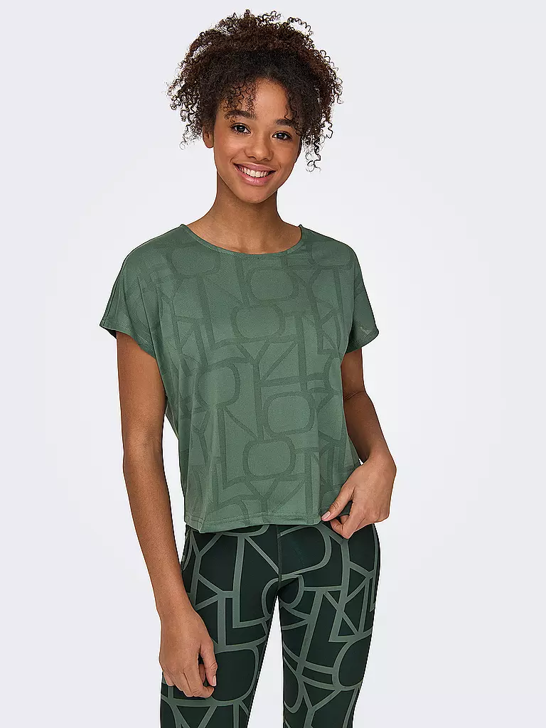 ONLY PLAY | T-Shirt de mujer Merlin | Verde oscuro