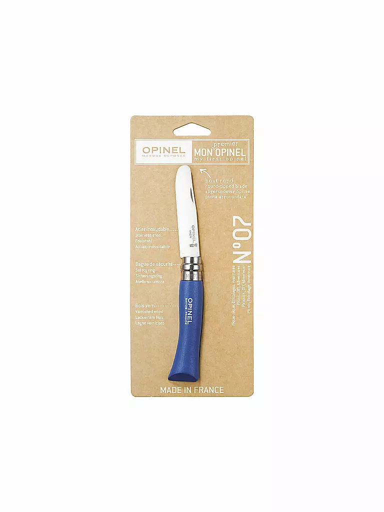 OPINEL | Navaja plegable infantil nº 7 azul | Azul