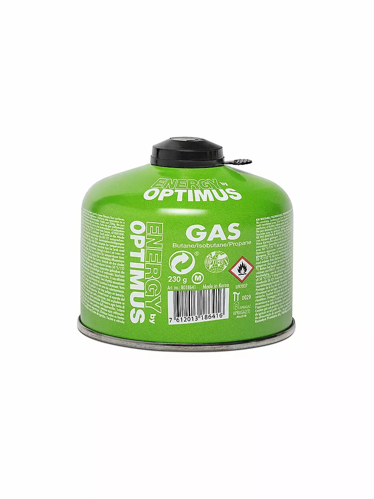 OPTIMUS | Cartucho de gas universal 230 g | Verde
