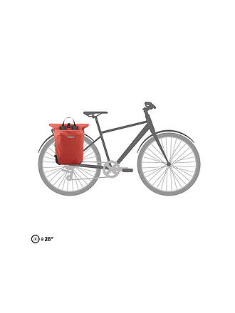 ORTLIEB | Mochila de ciclismo Vario Plus 26L