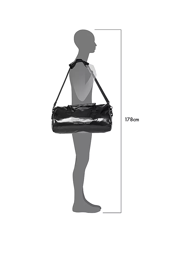 ORTLIEB | Bolsa de bicicleta Rack-Pack 31 litros | Negro