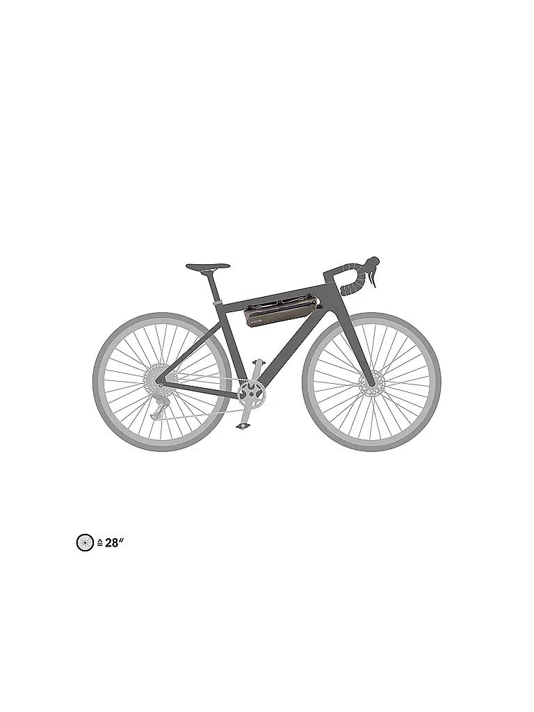 ORTLIEB | Bolsa de cuadro Frame-Pack Toptube 3L | Camel