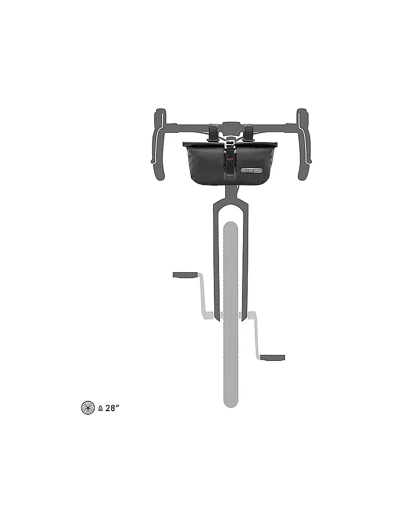 ORTLIEB | Bolsa de manillar de bicicleta Accessory-Pack 3,5L | Negro