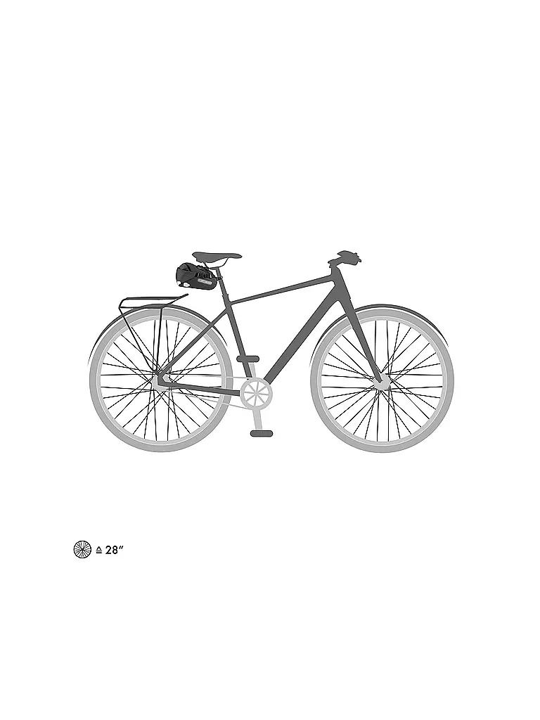 ORTLIEB | Bolsa de sillín 1,6L | Negro