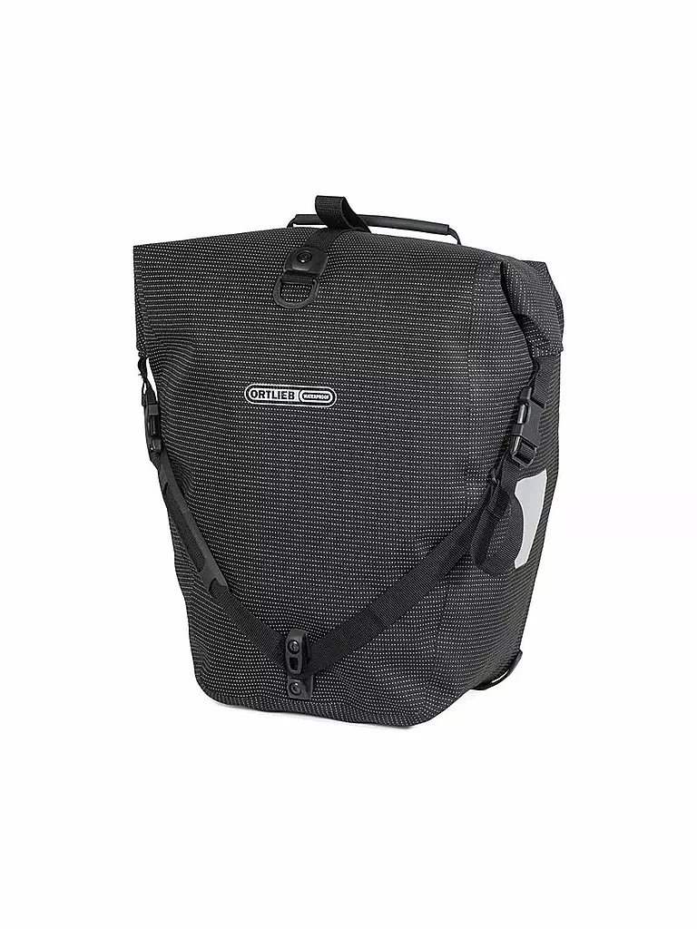 ORTLIEB | Fahrrad-Packtasche Back-Roller High Visibility QL2.1 20L | Negro