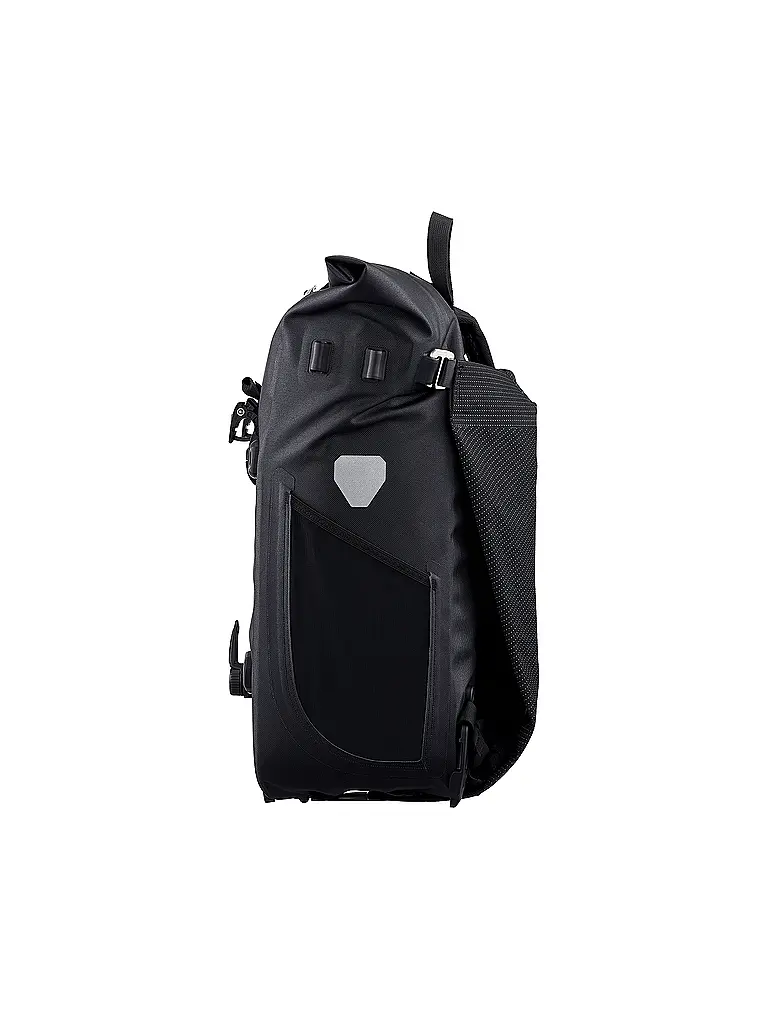 ORTLIEB | Mochila de ciclismo Vario High Vis 26L | Negro