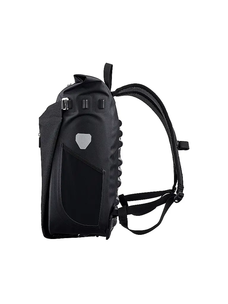 ORTLIEB | Mochila de ciclismo Vario High Vis 26L | Negro