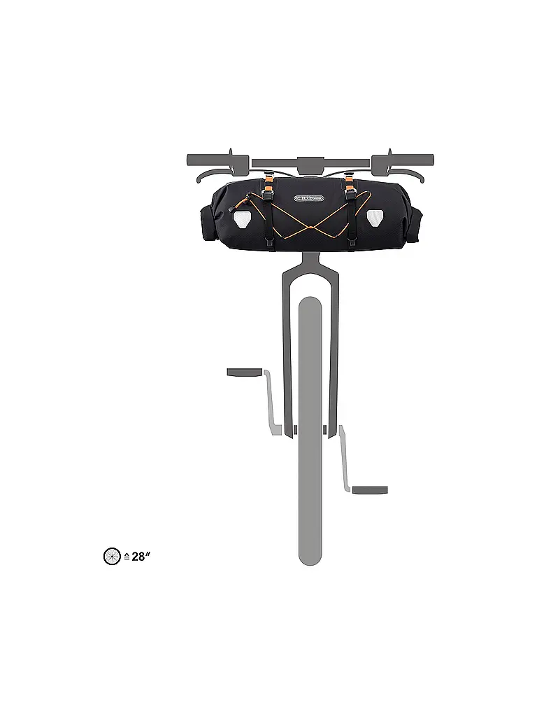 ORTLIEB | Packtasche Lenkertasche Handlebar-Pack Flex 15L | Negro