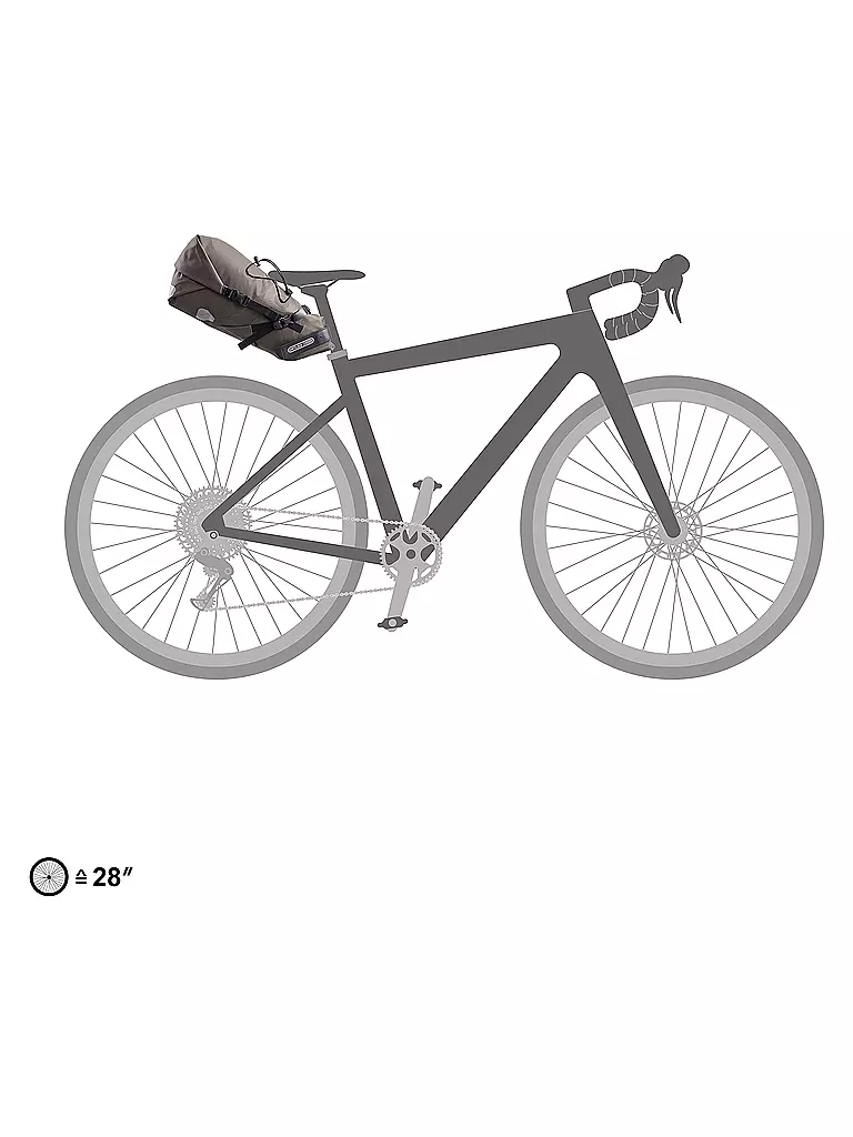 ORTLIEB | Satteltaschen SeatPack Medium 11L | Marrón