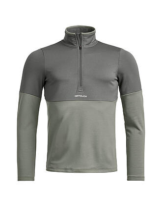 ORTOVOX | Camiseta de manga larga con cremallera para hombre Touren Fleece Light