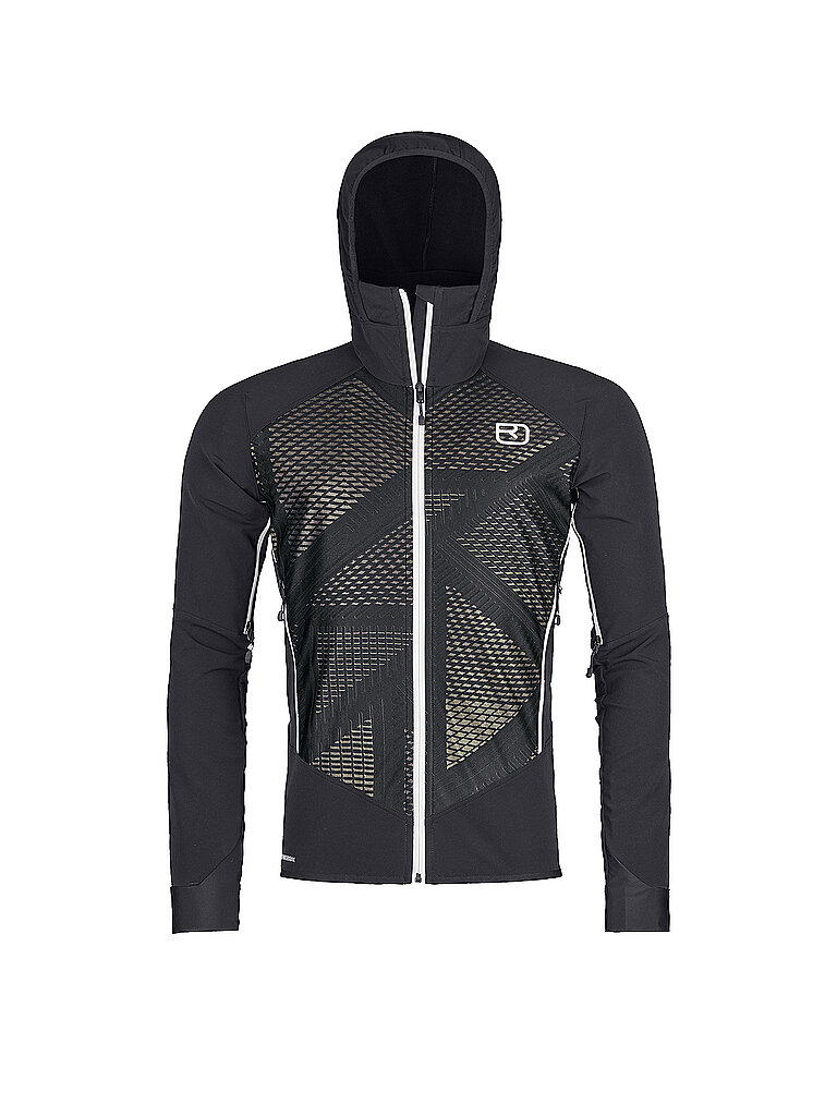 Chaqueta softshell para hombre Col Becchei Hoodie negro L