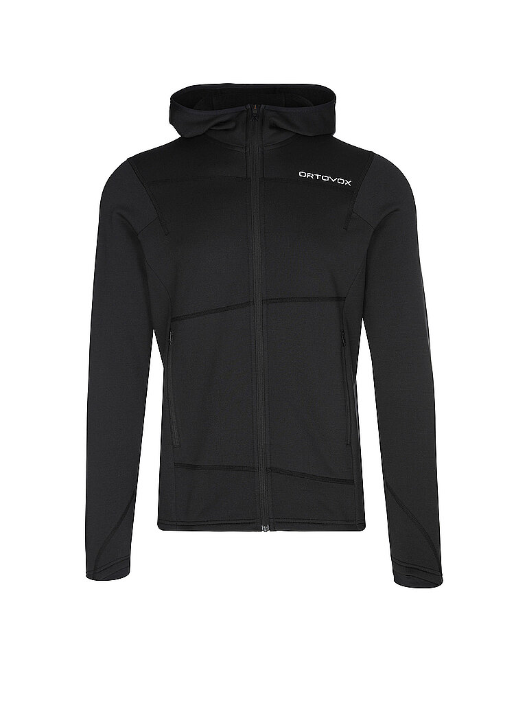 Forro polar con capucha ligero para hombre negro M