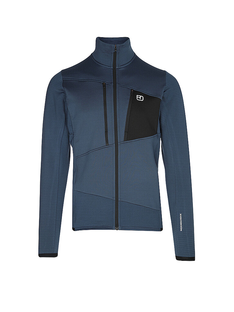 Forro polar Grid para hombre azul oscuro XL