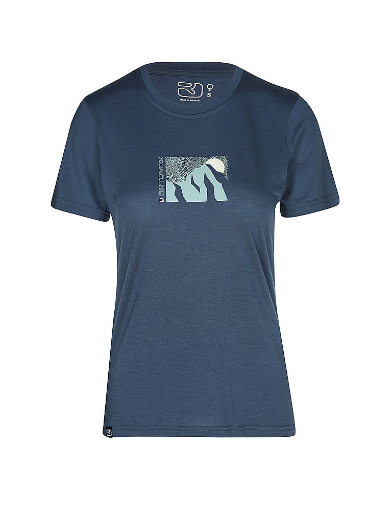 Camiseta funcional de mujer 120 Cool Tec MTN Sun azul oscuro XS
