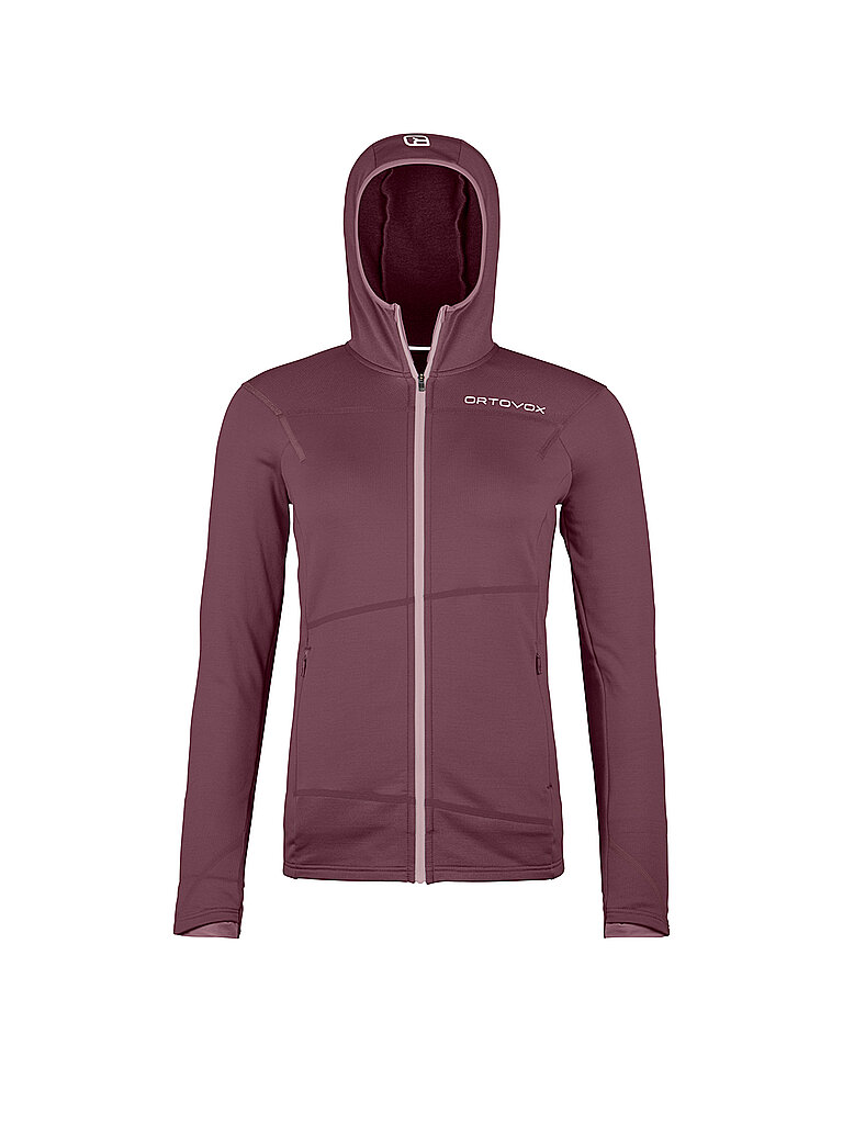 Chaqueta polar ligera con capucha para mujer cobre S