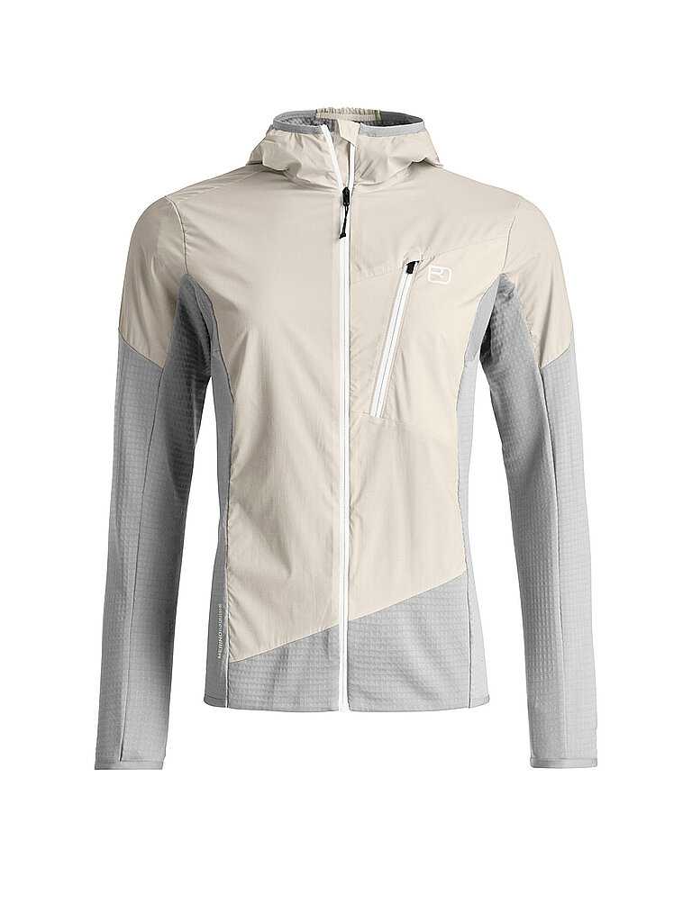 Chaqueta híbrida Trace Hoodie para mujer crema L
