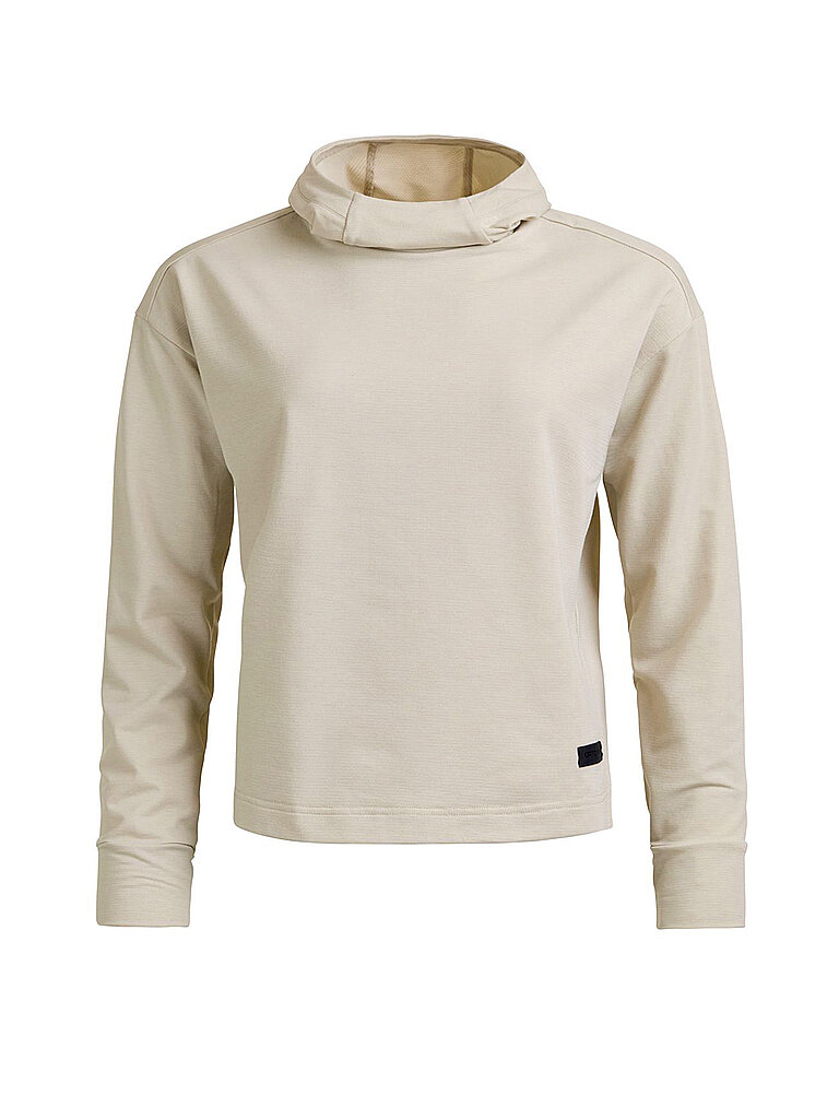 Sudadera con capucha Affinity para mujer crema XS