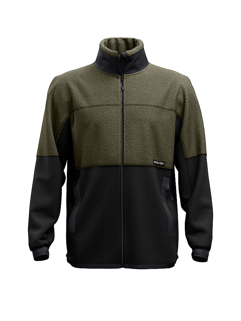Chaqueta polar Teddy para hombre oliva L