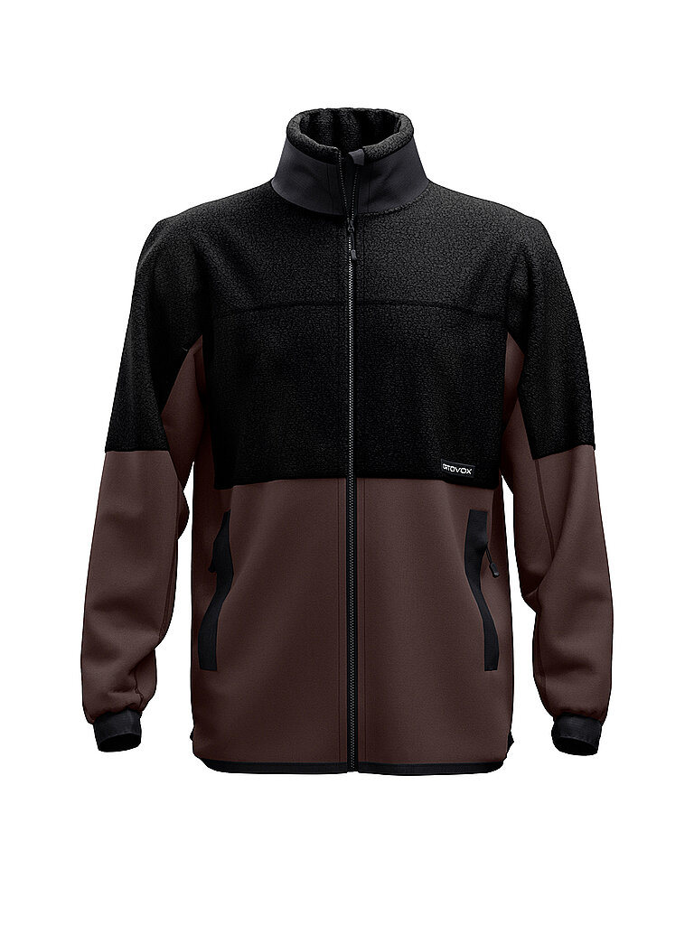 Chaqueta polar Teddy para hombre negro XXL