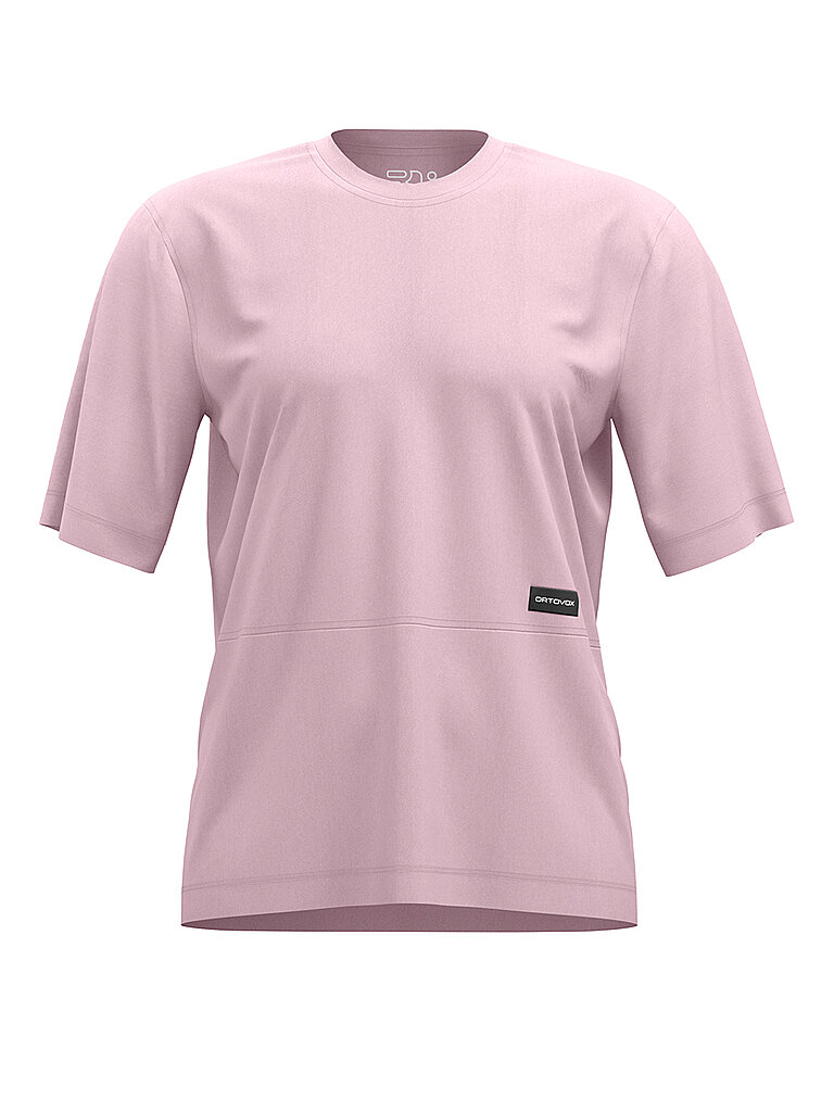 Camiseta funcional de mujer Patch 185 Merino rosa XL