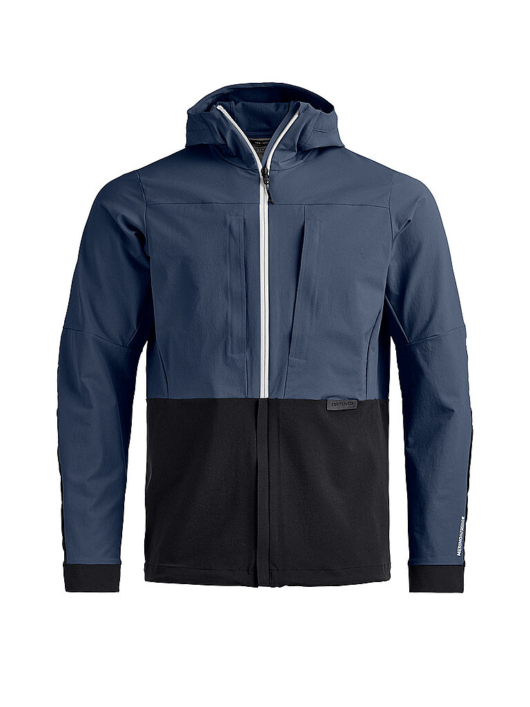 Chaqueta Softshell para hombre Trad Plus Hoodie azul oscuro S