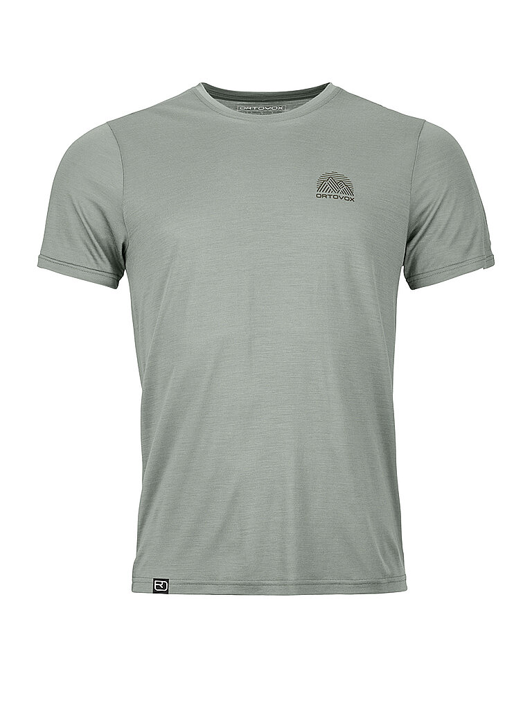Camiseta funcional para hombre 120 COOL TEC MTN STRIPE verde L