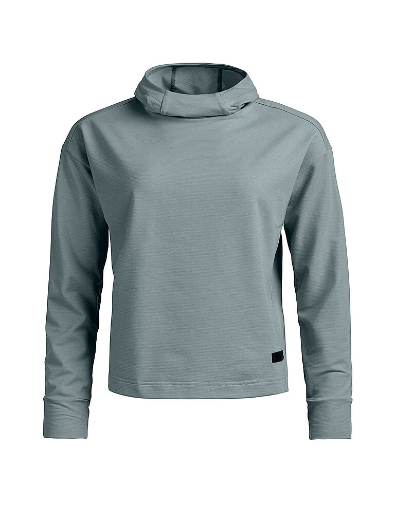 Sudadera con capucha Affinity para mujer azul claro L