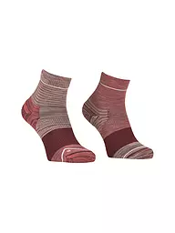 ORTOVOX | Calcetines tobilleros Alpine para mujer | Rojo oscuro