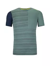 ORTOVOX | Camiseta de hombre Rock'n'Wool 185 | Verde oscuro