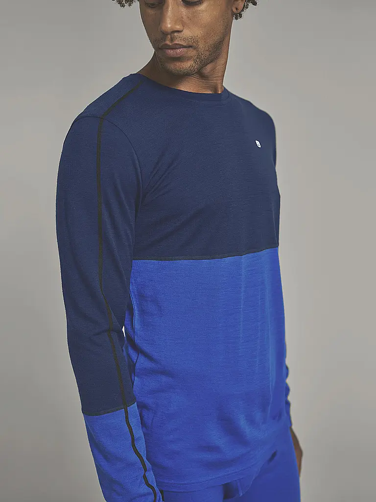 ORTOVOX | Camiseta de hombre Rock'n'Wool 185 | Azul