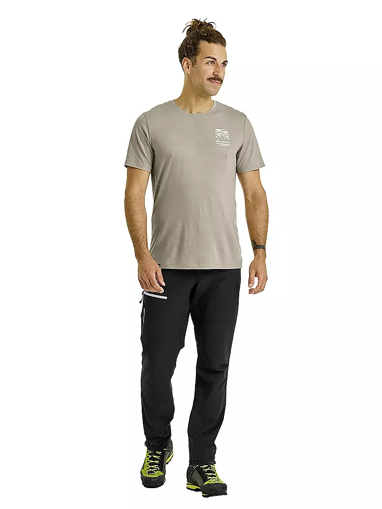 ORTOVOX | Camiseta de senderismo Mountain 150COOL para hombre | Camel