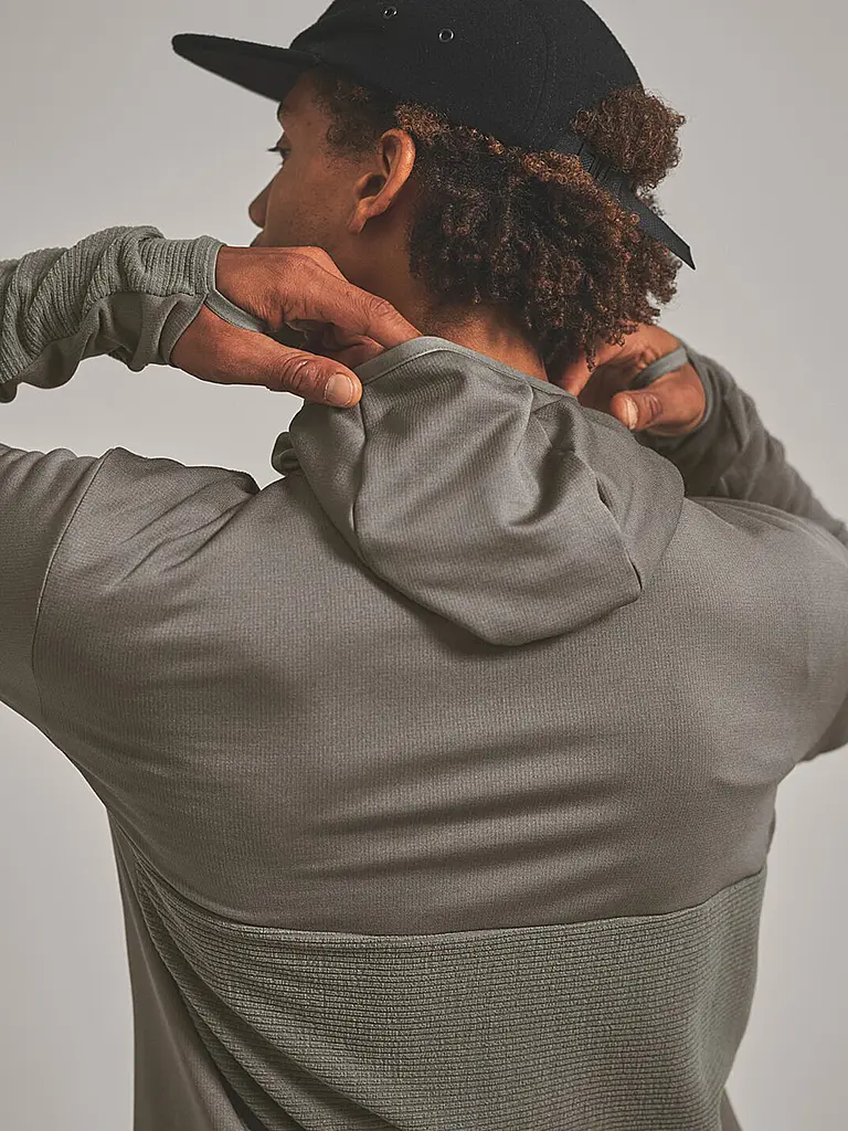 ORTOVOX | Camiseta funcional con capucha de forro polar de pana para hombre |