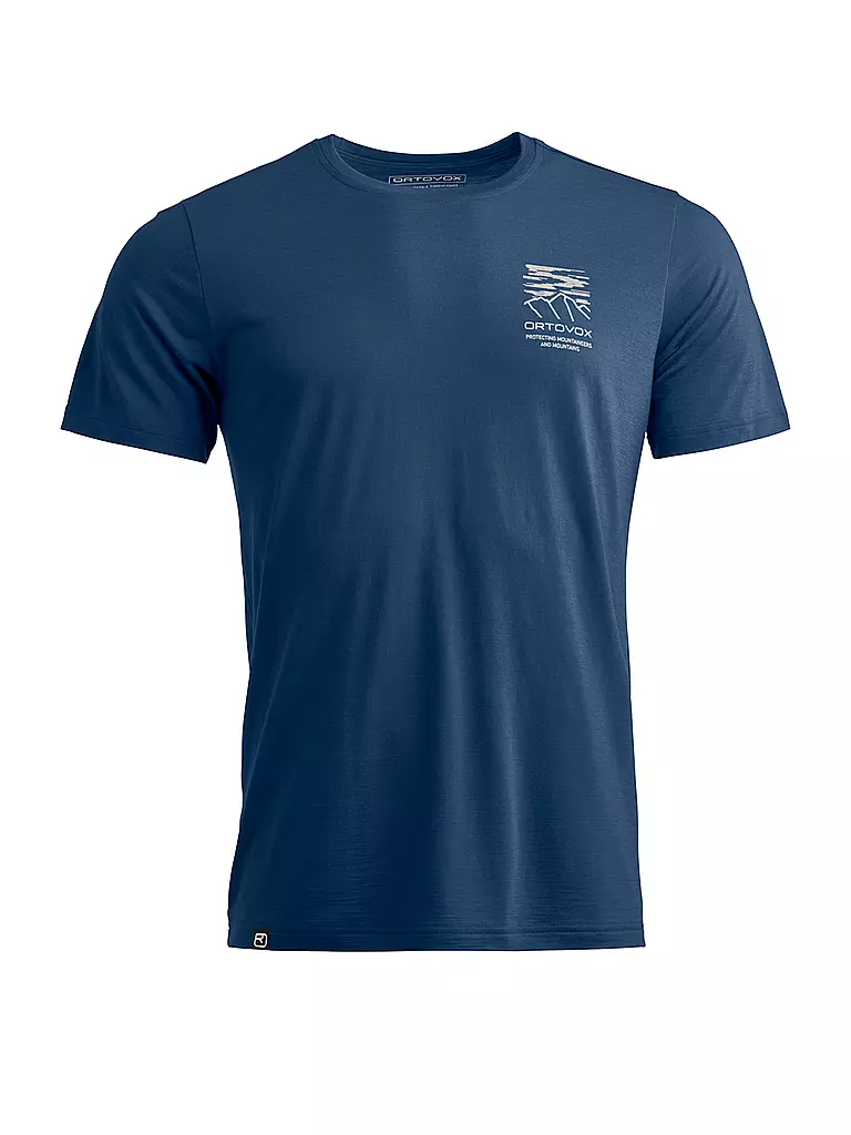 ORTOVOX | Camiseta funcional de hombre Mountain 150COOL | Azul oscuro