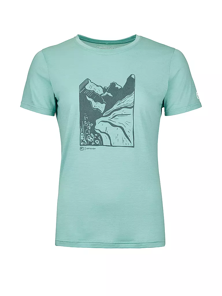 ORTOVOX | Camiseta funcional de mujer 120 COOL Tec Cut | Menta