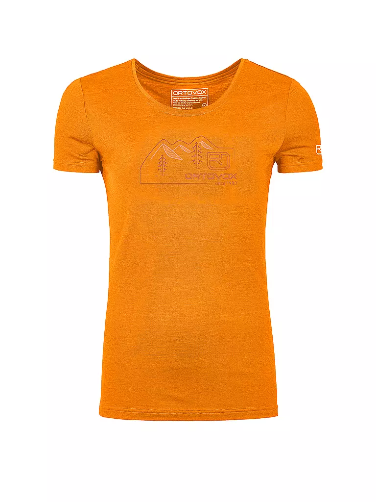 ORTOVOX | Camiseta funcional de mujer 150 COOL Vintage | Naranja