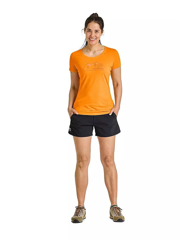 ORTOVOX | Camiseta funcional de mujer 150 COOL Vintage | Naranja