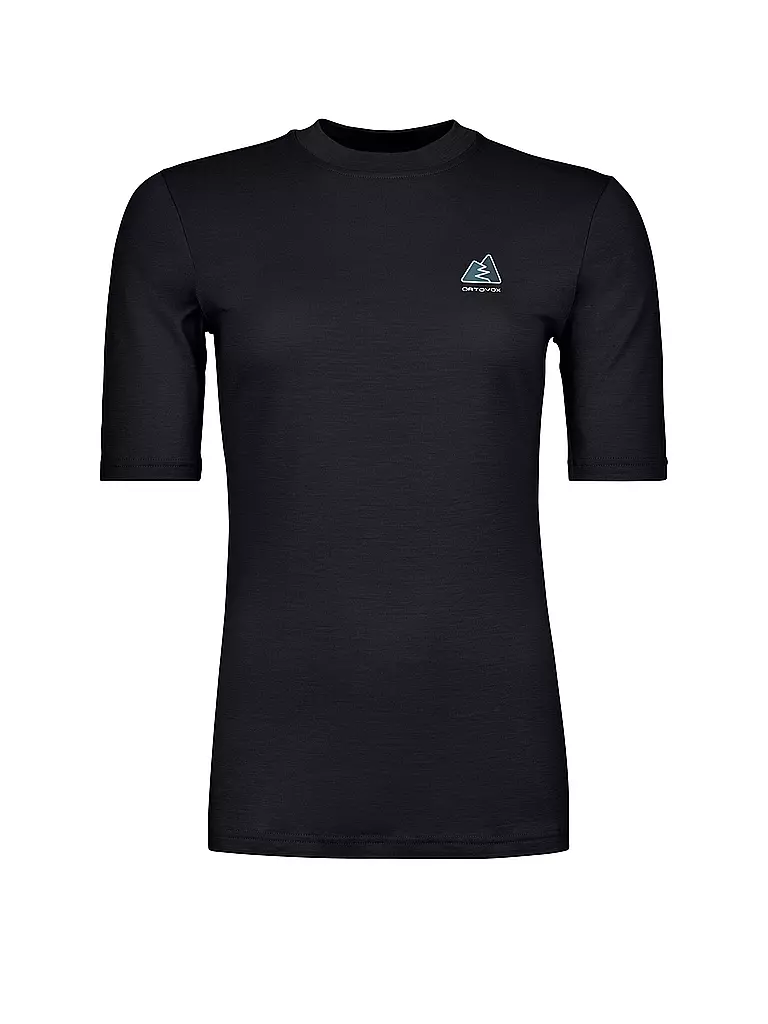 ORTOVOX | Camiseta funcional de mujer 185 Merino MTN Hug | Negro