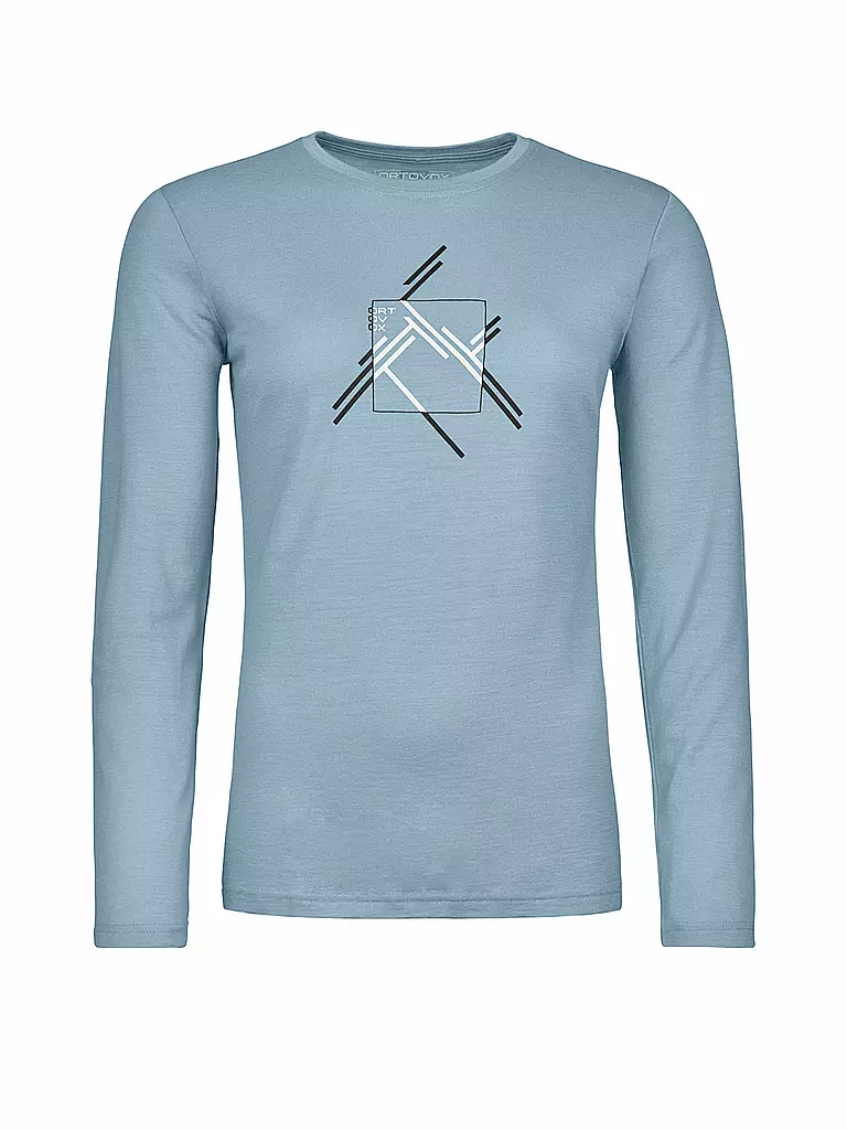 ORTOVOX | Camiseta funcional de mujer MTN Coutout 185 Merino | Azul claro
